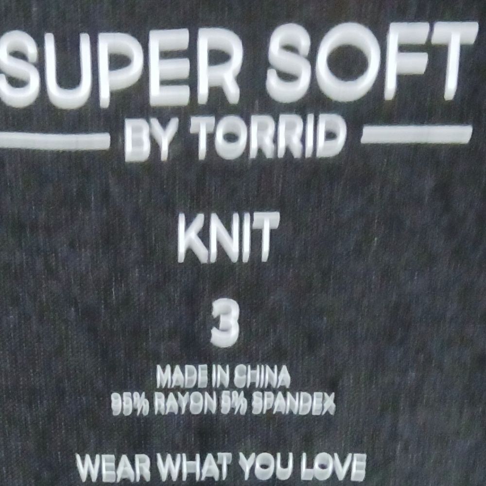 TORRID Plus Size Black Super soft Scoop Neck Side Tie Tank Top SIZE 3X - Picture 9 of 12